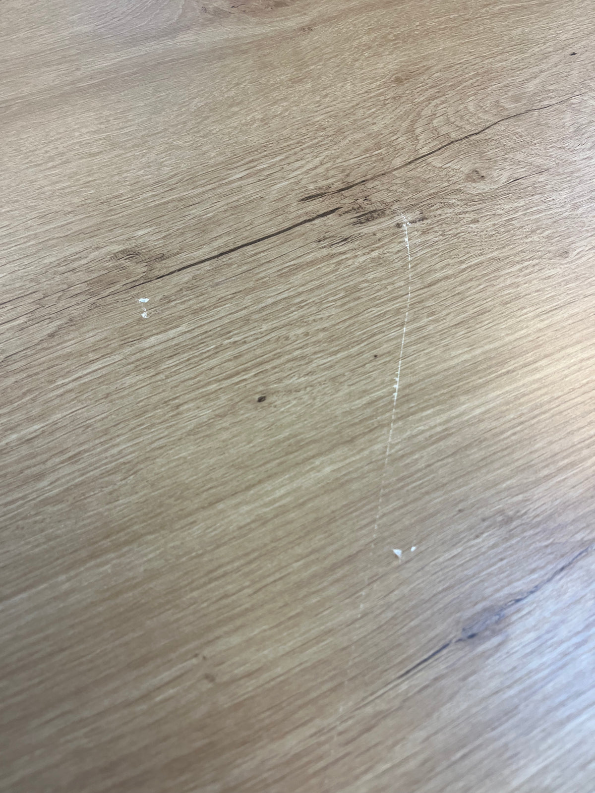 Modern Dining Table With Wood Top & Iron Frame