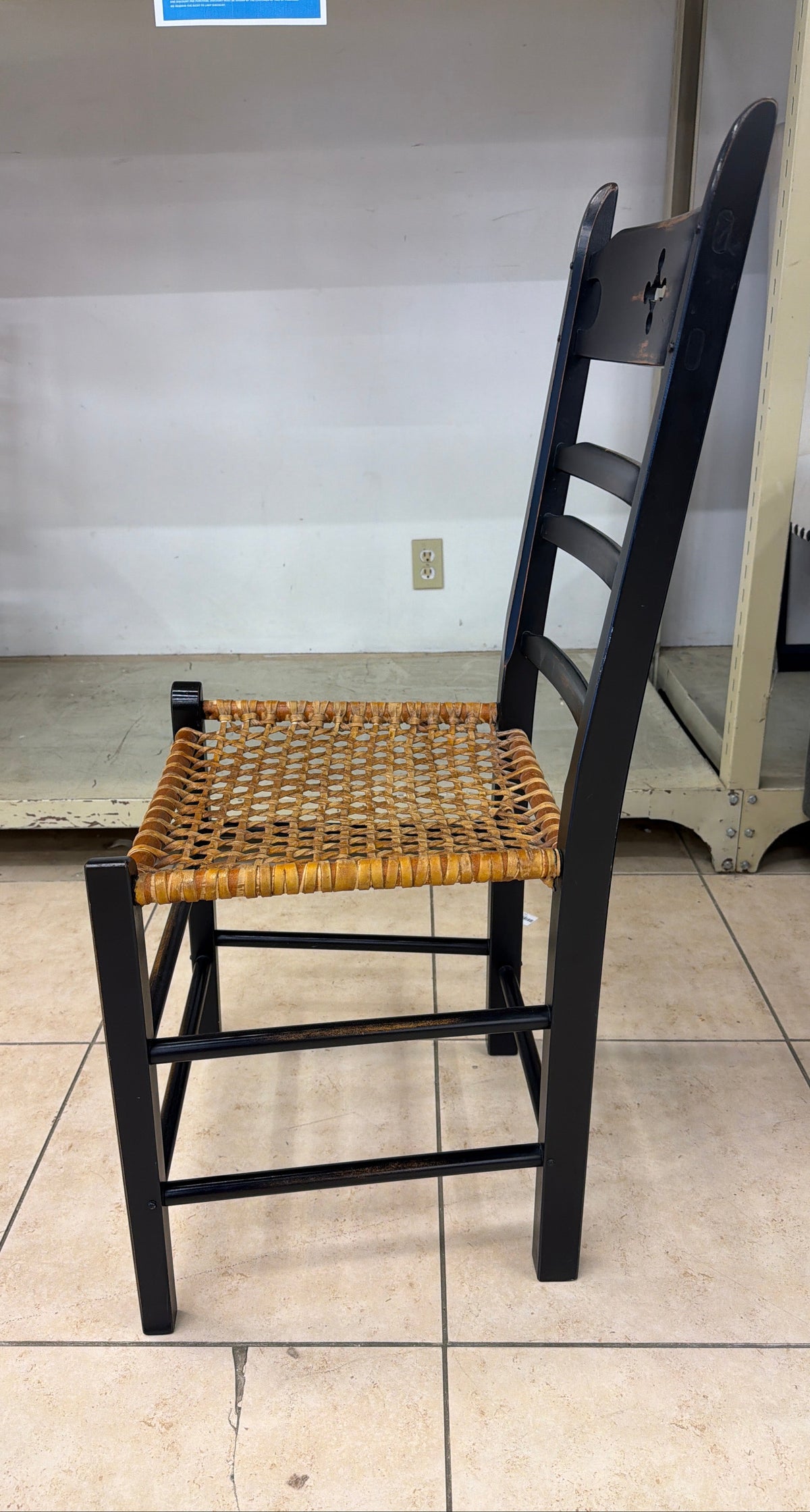 Raw Hide French Country Dining Chairs Set of 4