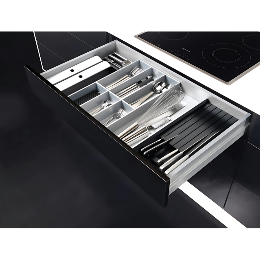 19×7.25×2–Inch Foil Roll Dispenser – Dark Ash Wood, 2‑Roll Capacity