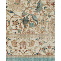 9x12-ft Lodden Tufted Rug in Soft Rose & Teal
