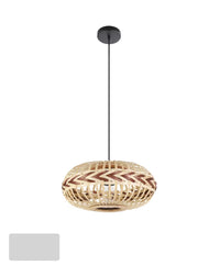 Eglo Pendant Lighting in Black and Wood