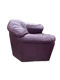 Vintage Burgundy Armchair