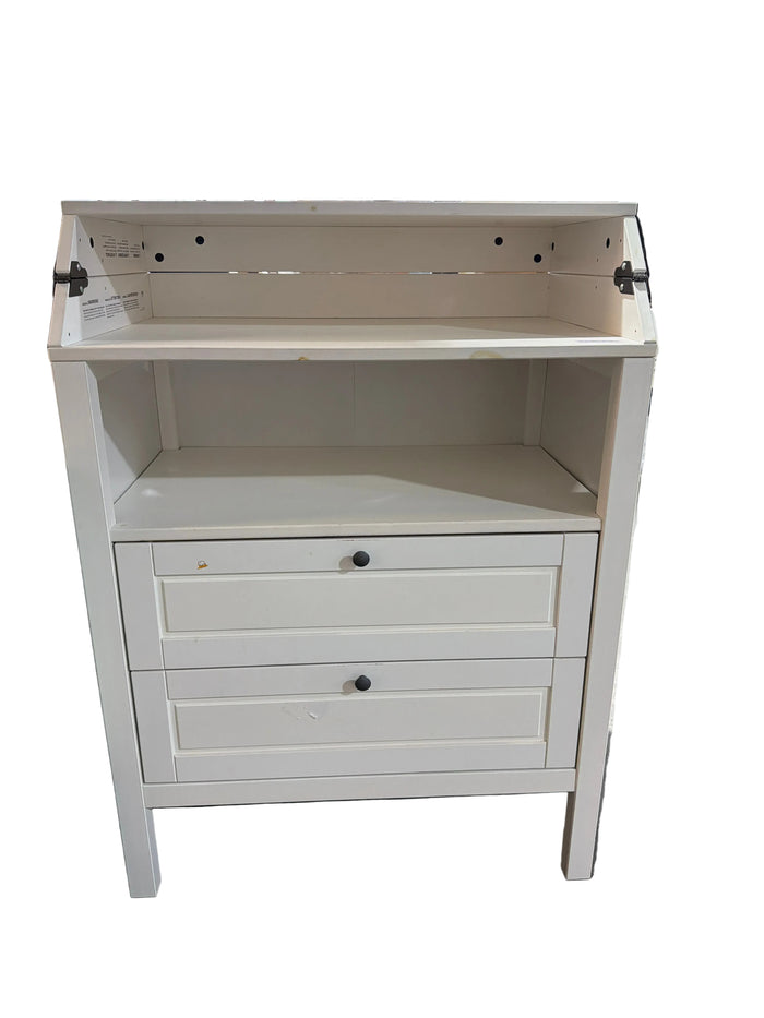 Paloma White Dresser with Flip Top