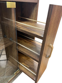 Cabinet with Swivel Top & Pull-Out Rack