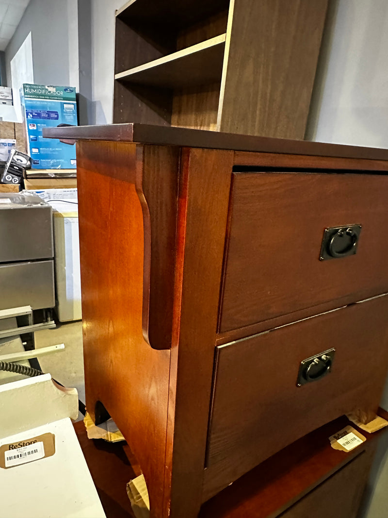 Two-Drawer Mission-Style Nightstand