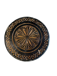 Aztec Wood Sidetable