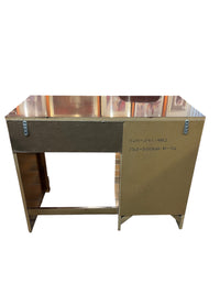 Solid Wood Executive Desk with Brass Hardware