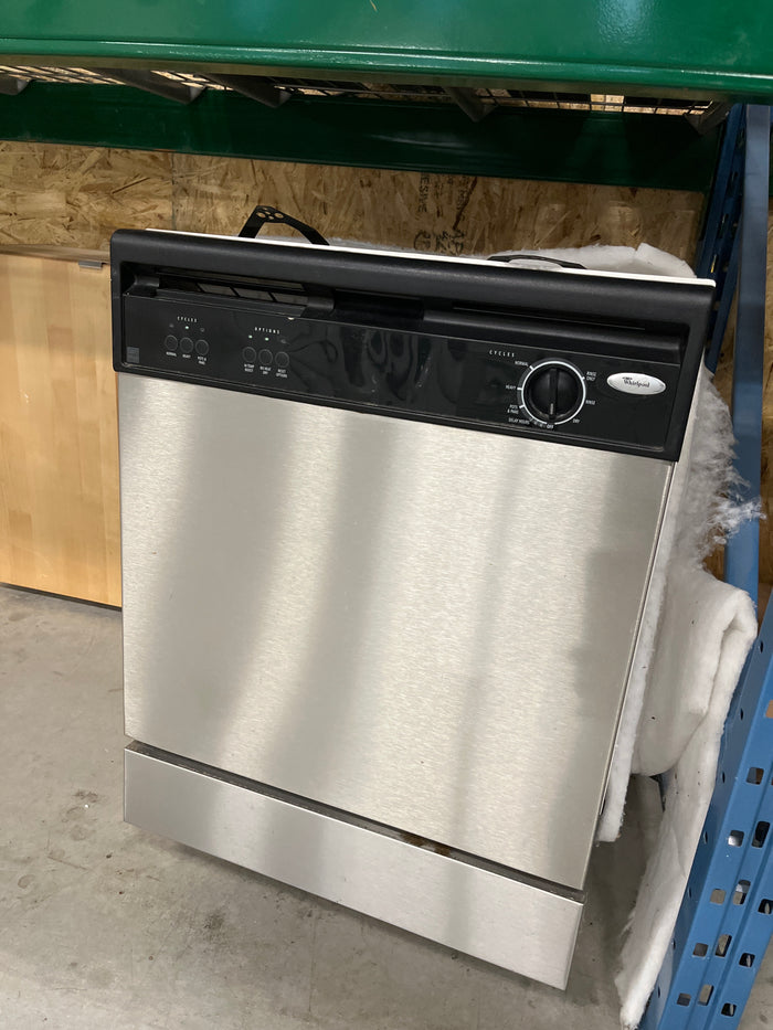 24"W Stainless Steel Whirlpool Dishwasher