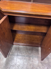 Medium Brown Wood Buffet Cabinet