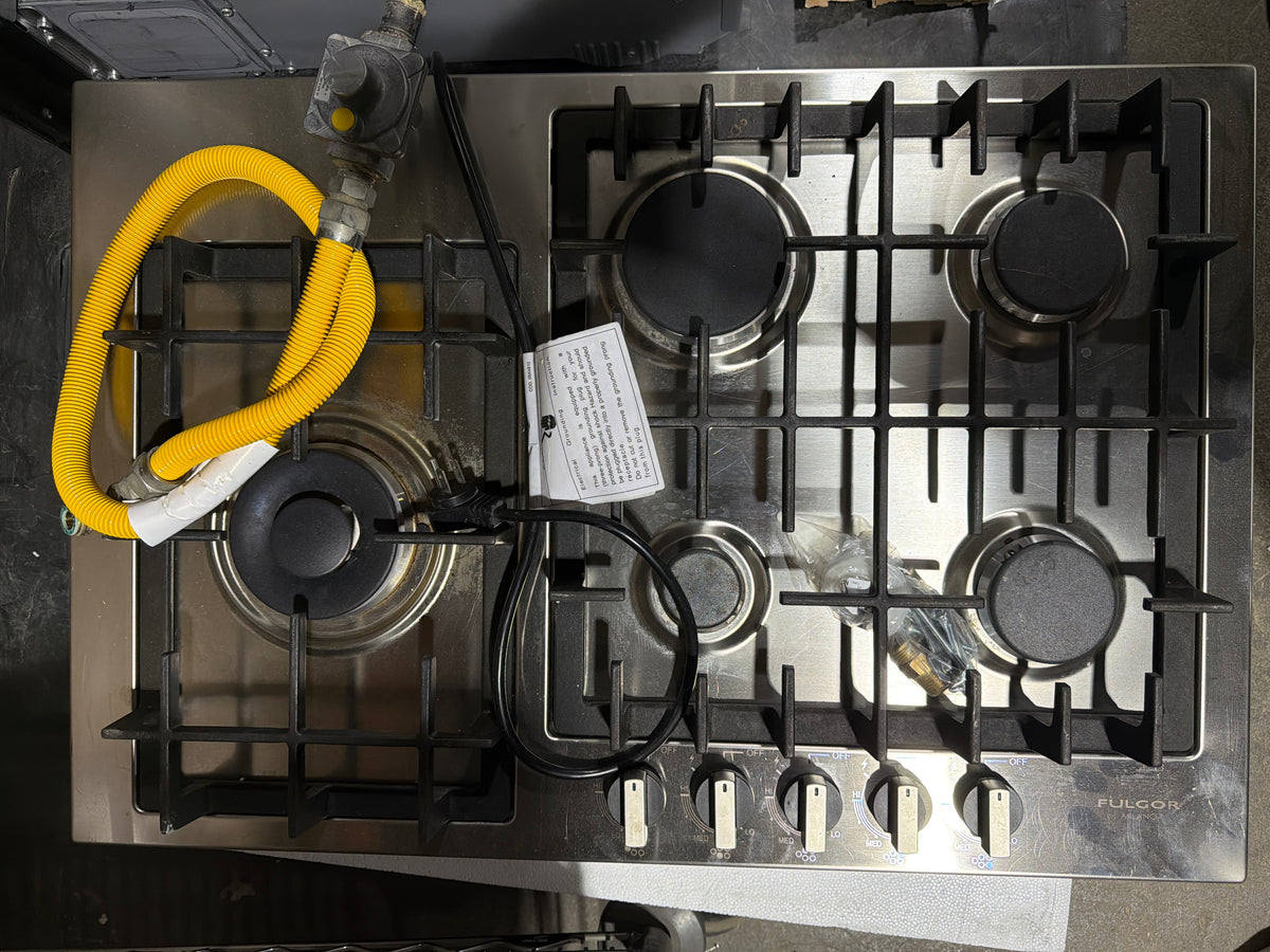 FULGOR Milano Gas Cooktop in Stainless Steel