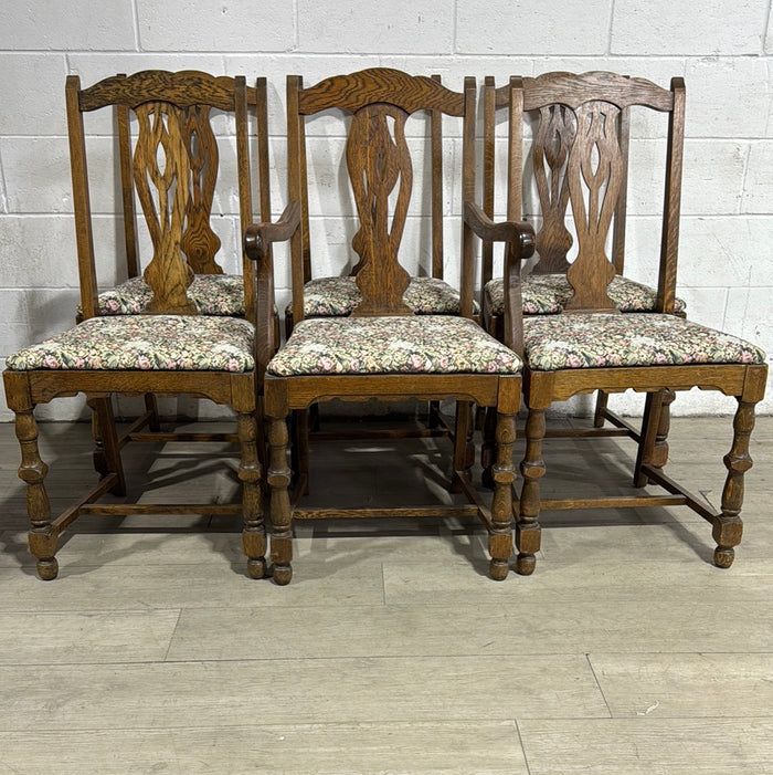 Rudnik Vintage Dining Chairs - Set of 6