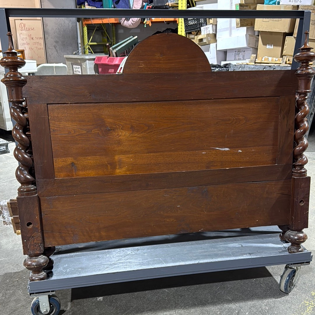 Cherry Wood Double Size Bed Frame