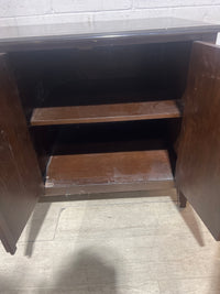 Expresso Brown Four-Door Storage Cabinet