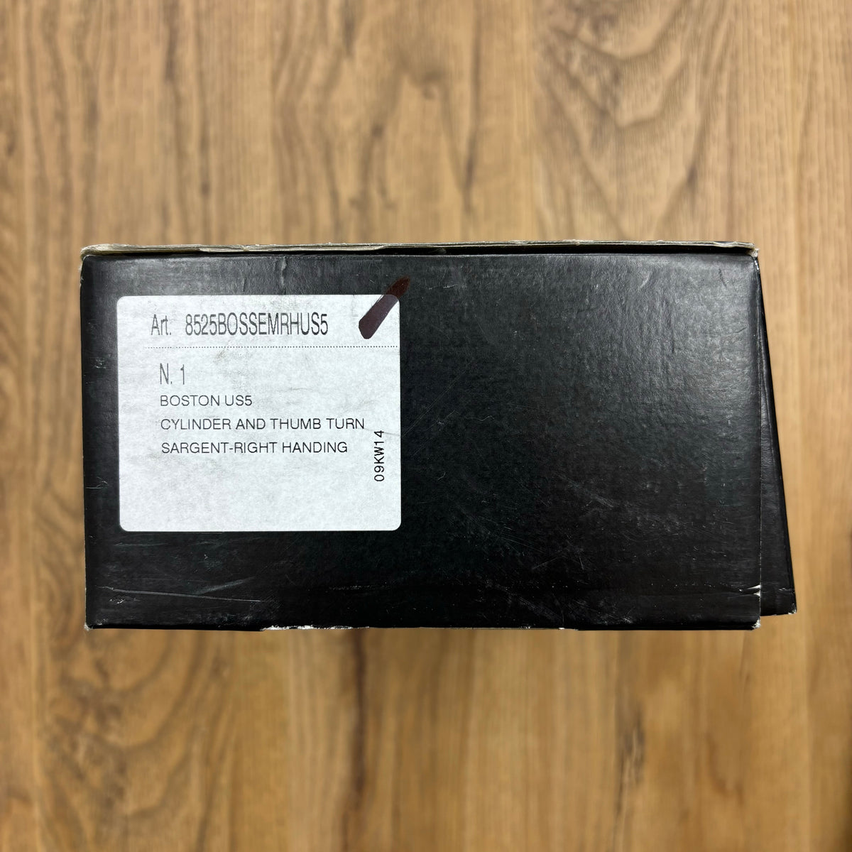 Right-Handed Brass Door Lever Set with Thumb Turn, 8525BOSSEMRHUS5