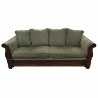 Olive Green Fabric Sofa