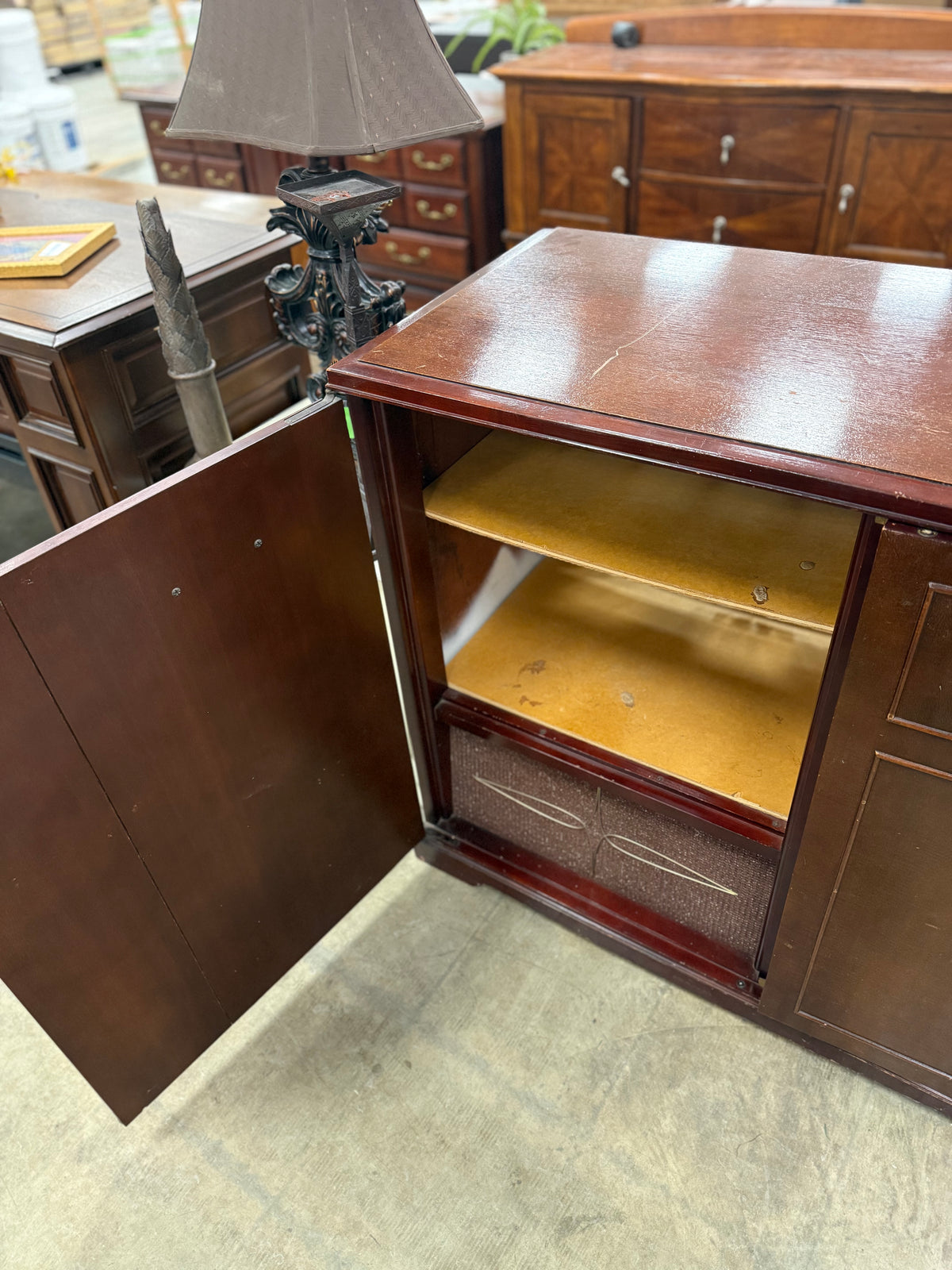 Dark Brown Wooden Buffet