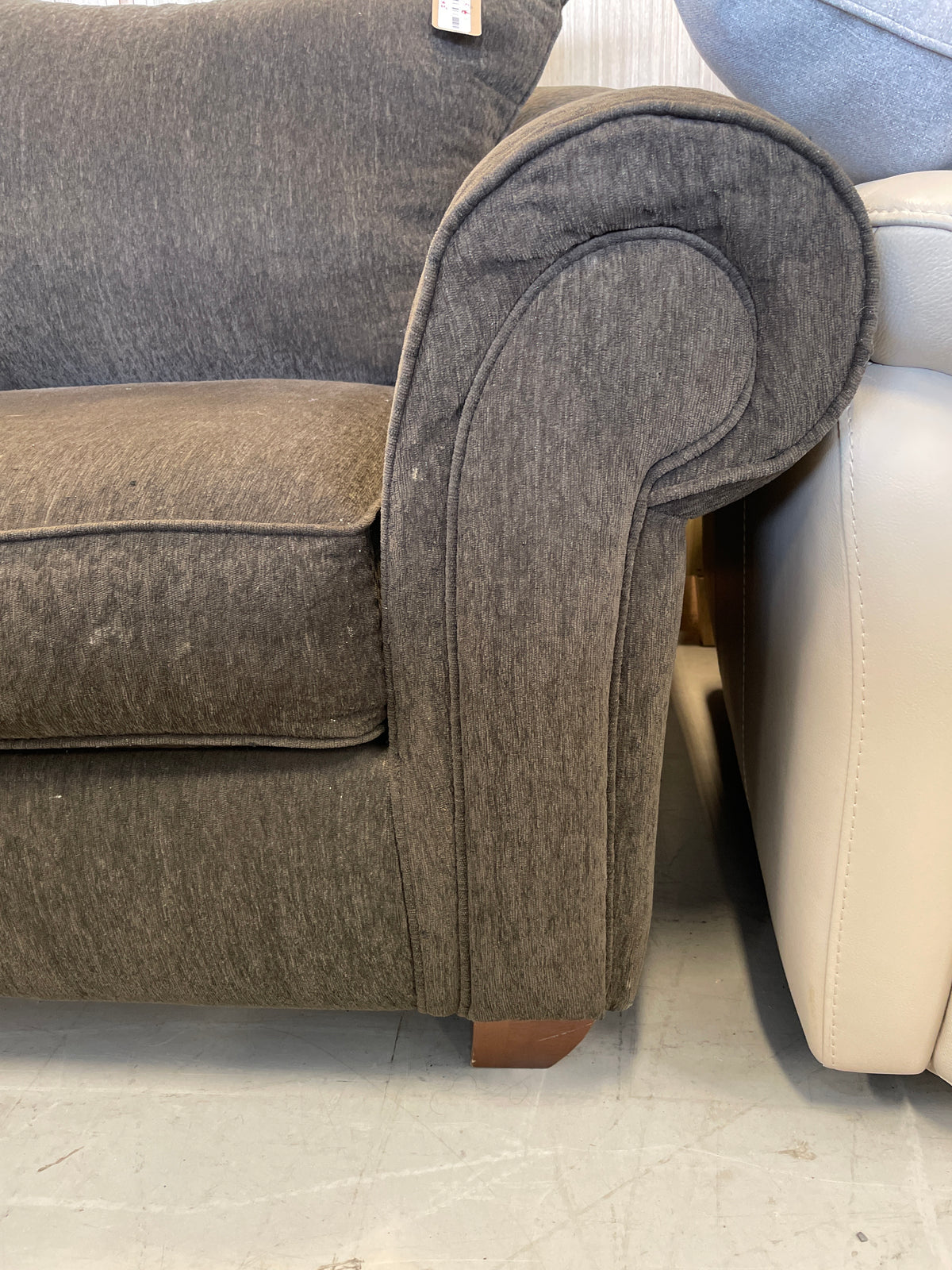 42.5-Inch Brown Armchair