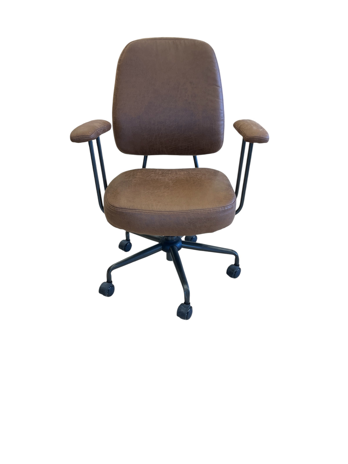 The Wellington Office Chair with Clay Toned Upholstered