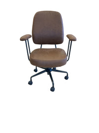 The Wellington Office Chair with Clay Toned Upholstered
