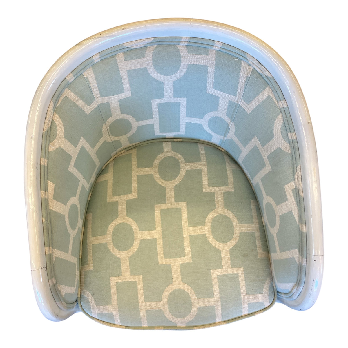 Mint Green Barrel Chair