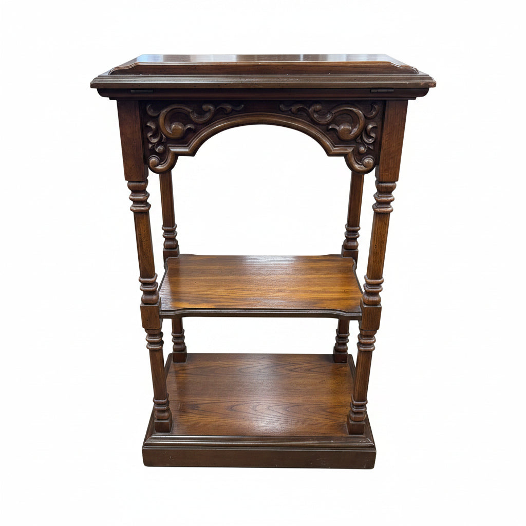 Wooden Multi-Tiered Parlour Stand