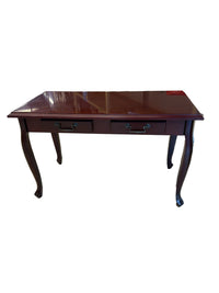 Polished Mahogany Desk / Console Table