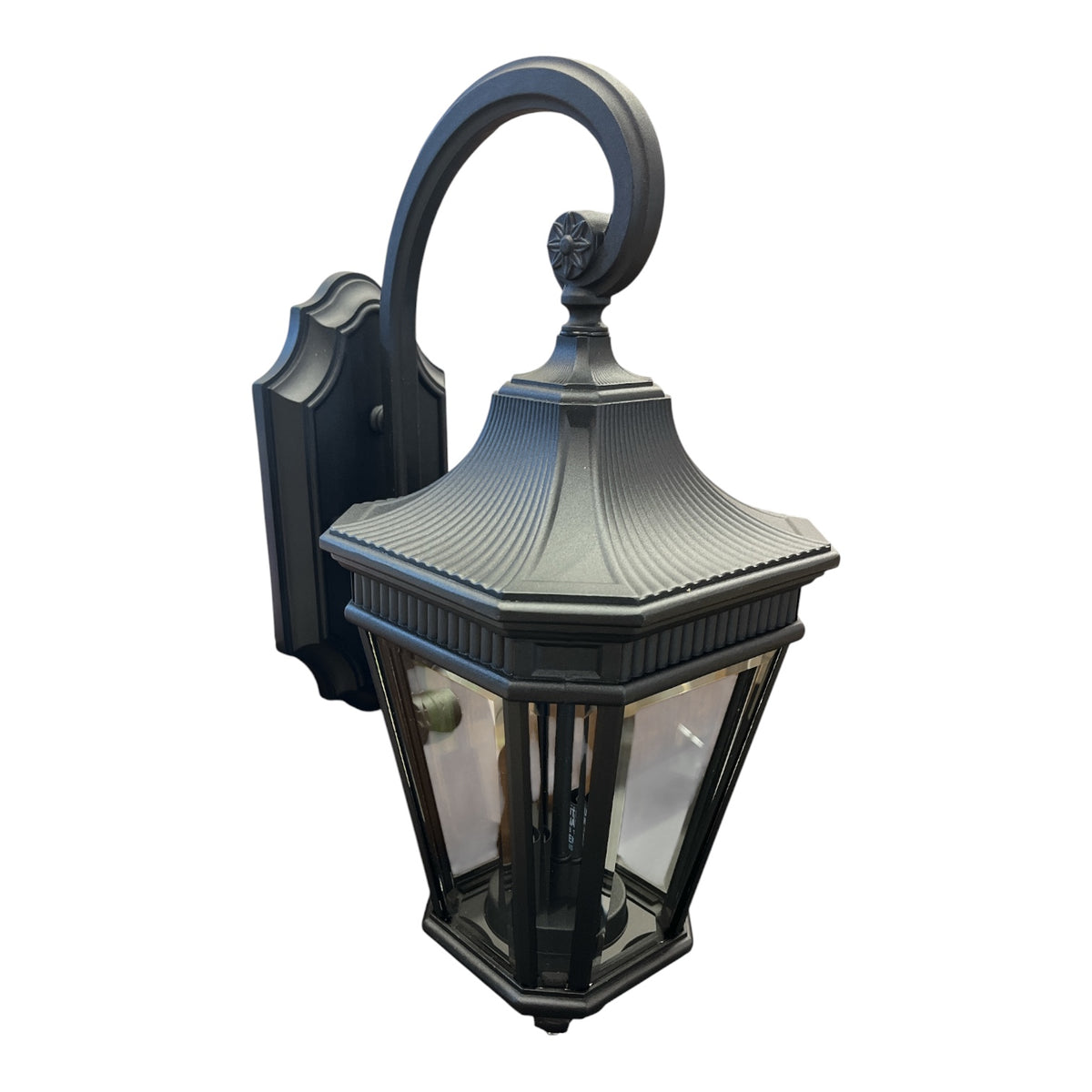 Generation Lighting Cotswold Lane Black Outdoor Wall Lantern Sconce