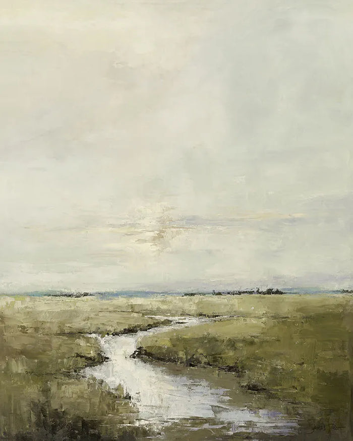 Winter Morning Marsh Painting