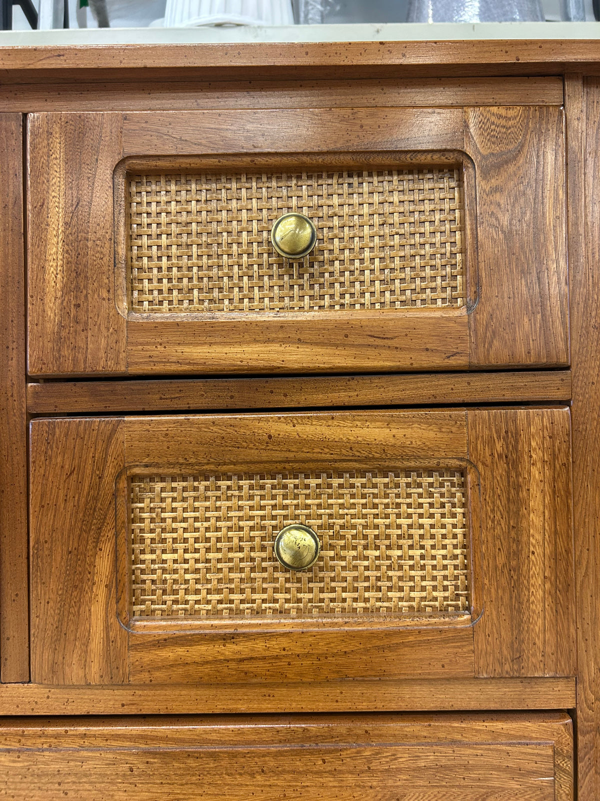 Lepine Pecan Wardrobe/Dresser