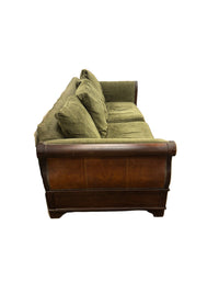 Olive Green Fabric Sofa
