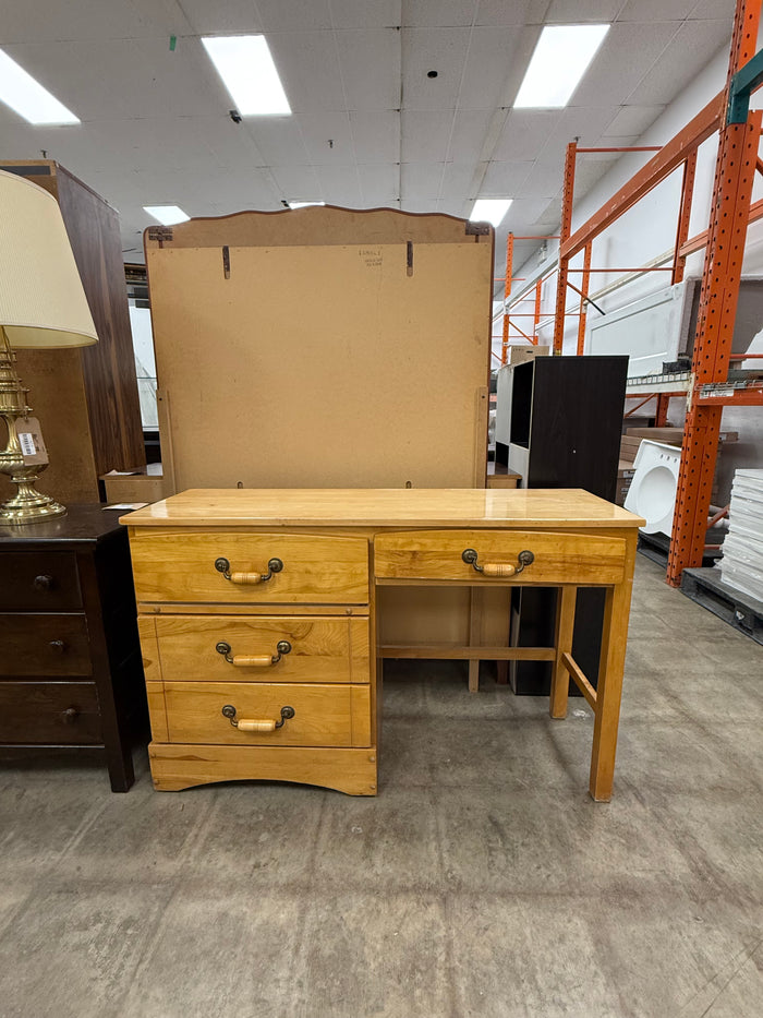 Light Colored Wooden Desk or Cabinet