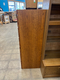 Solid Oak Bedroom Armoire Dresser