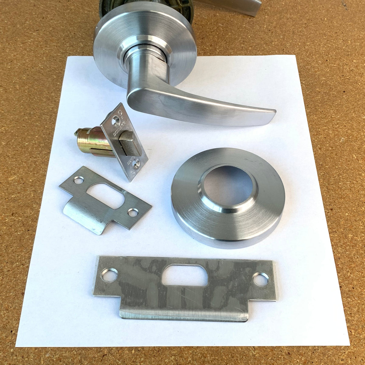 Schlage AL10S JUP 626 Grade 2 Passage Door Lever in Satin Chrome