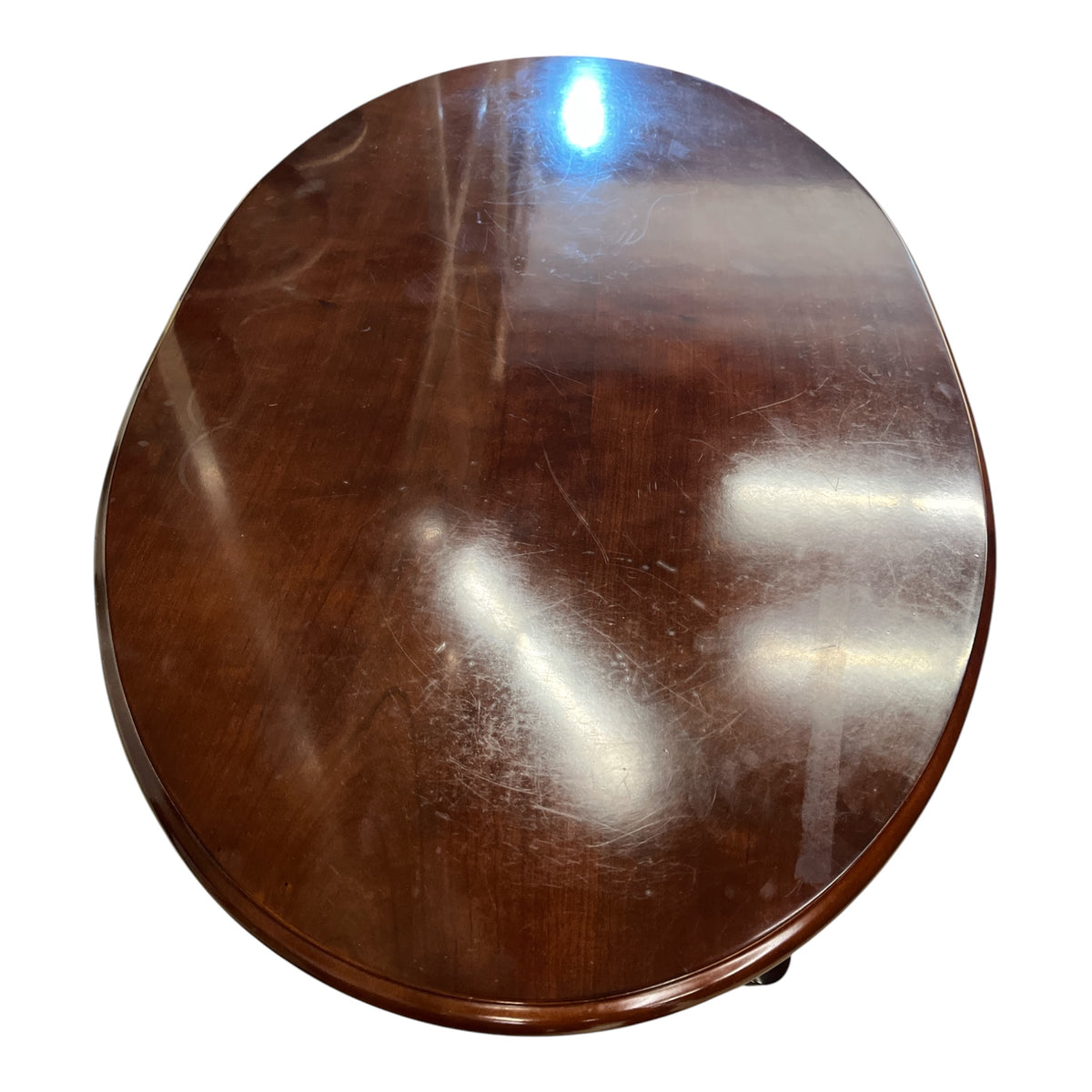 Mahogany Oval Coffee Table