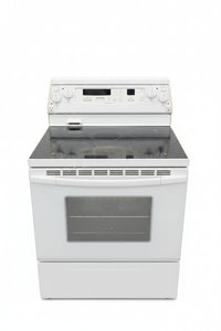 White KitchenAid Electric Range Stove