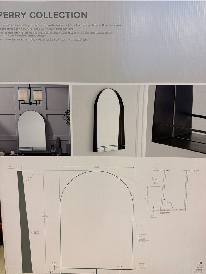 Perry Collection Arched Mirror