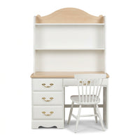 Vintage Wooden Desk and Hutch