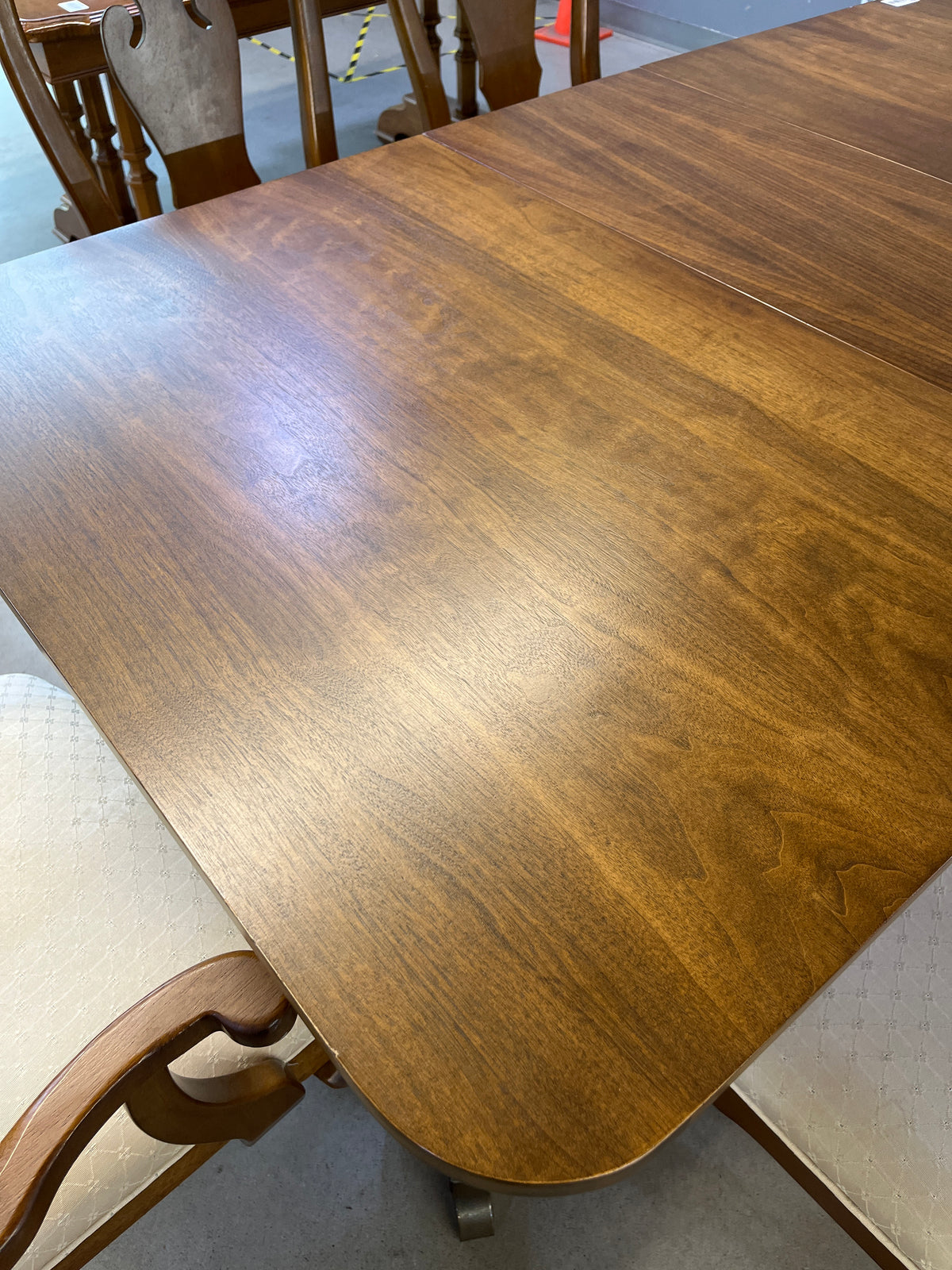 66"W Dining Table & 6 Chairs