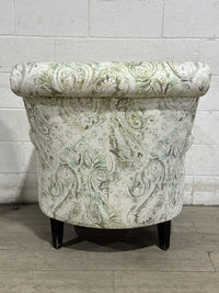 Green Paisley Armchair