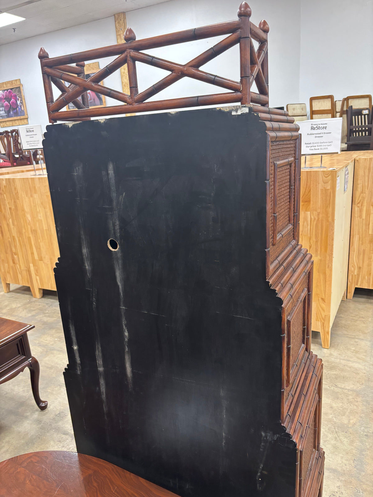 Vintage Mid-Century Three-Tiered Cabinet Desk