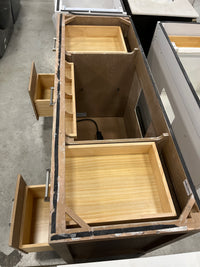 60"W Wood Ikou Bathroom Vanity Cabinet