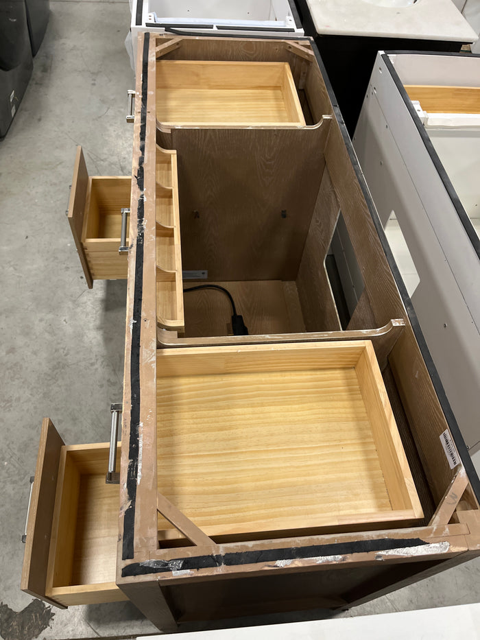 60"W Wood Ikou Bathroom Vanity Cabinet