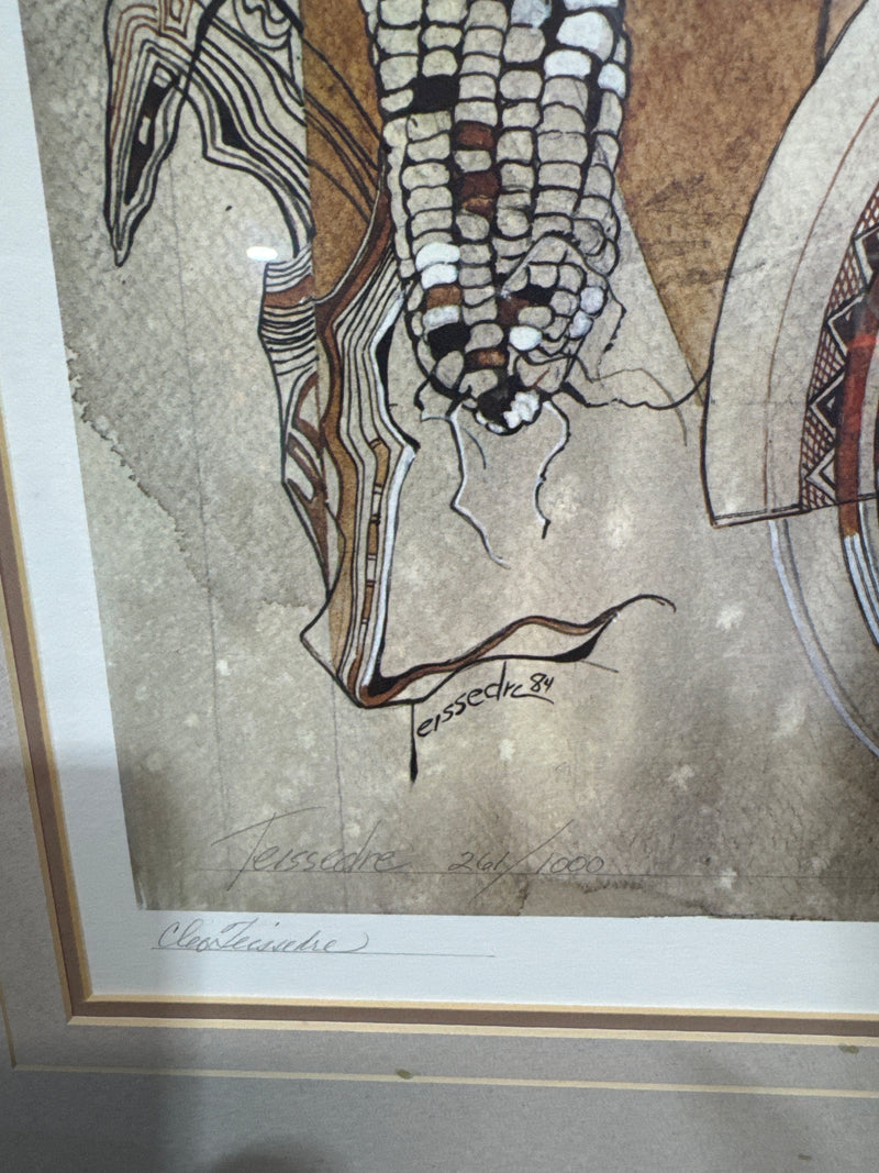 Ancient Harvest - Watercolor Print by Cleo Teissedre