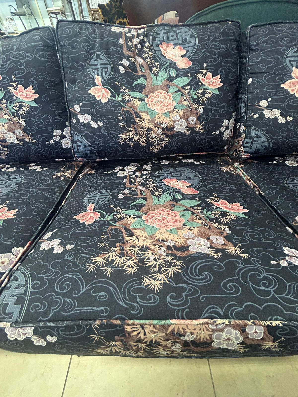 Chinoiserie Chic 3-seater Sofa