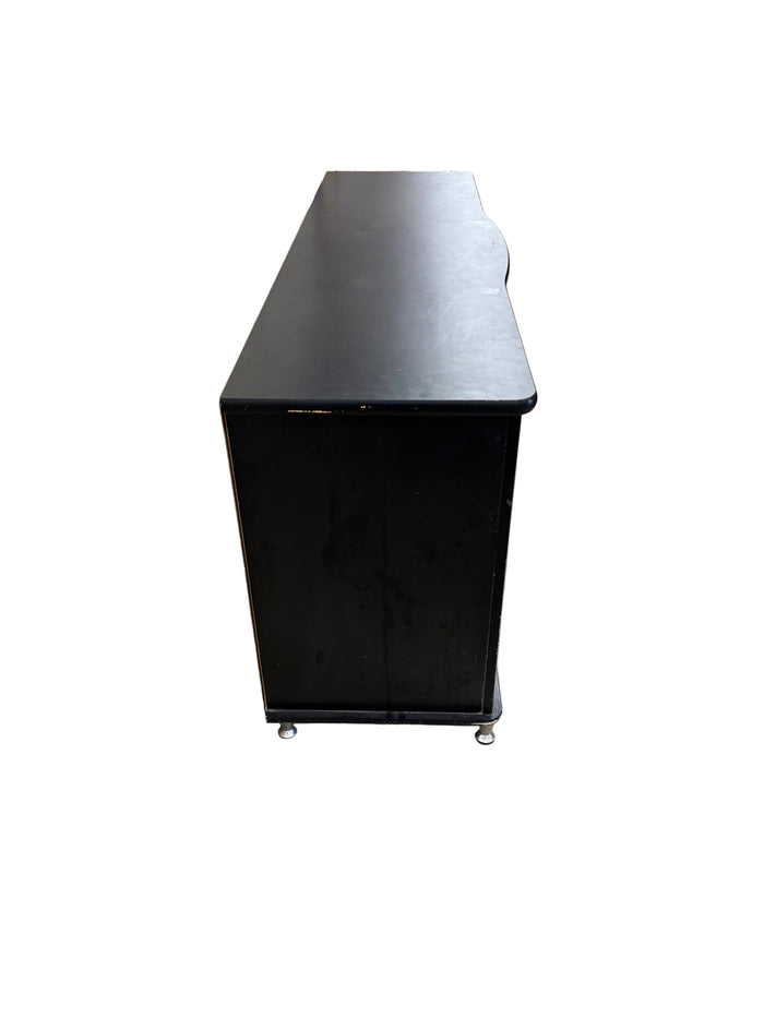 Black Wooden Entertainment Center