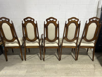 5 Brown Chair Set