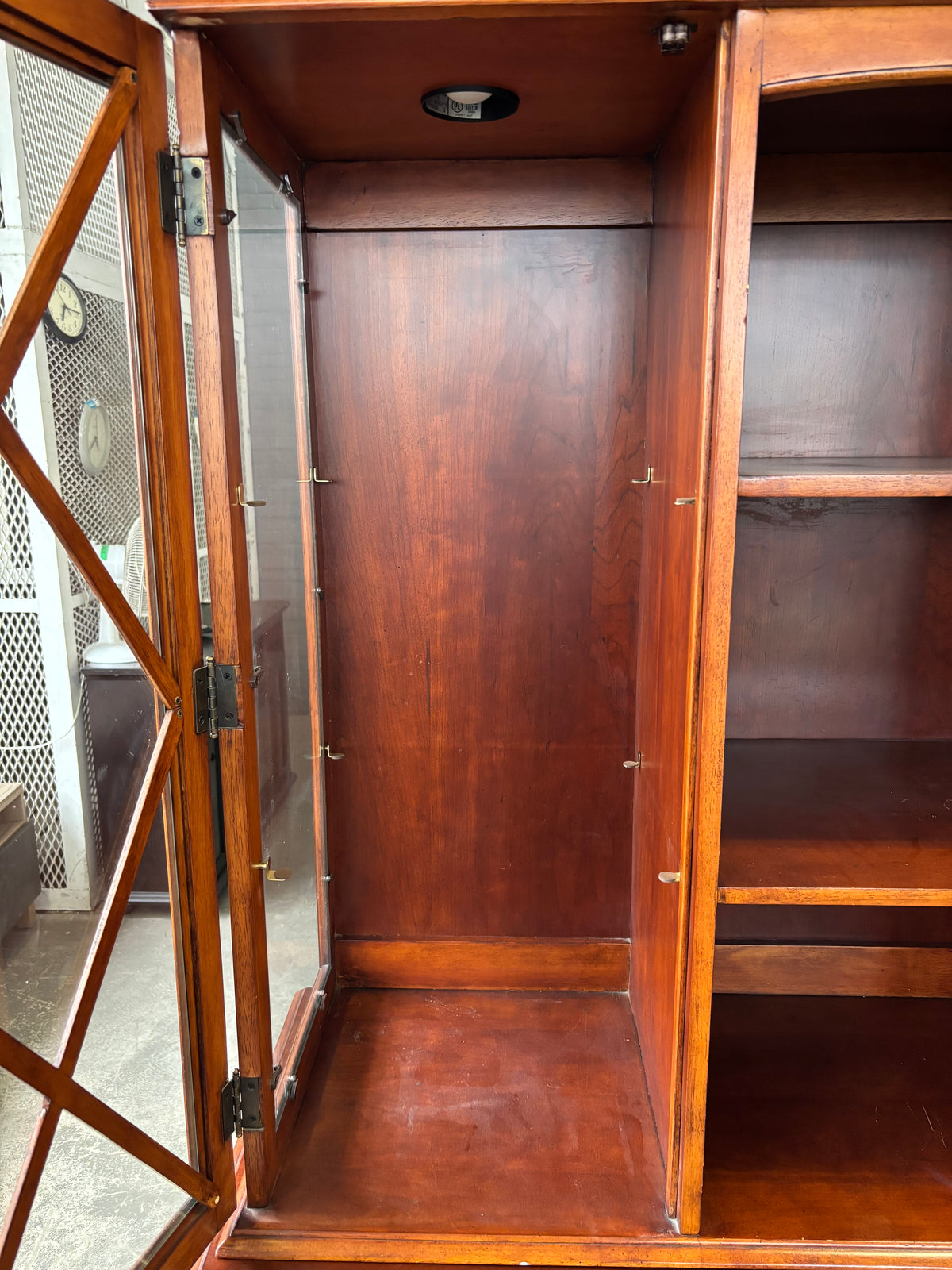 50"W Two Tier Maple Hutch Buffet