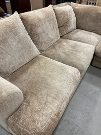 12’ x 9.5’ Sectional Sofa in Caramel