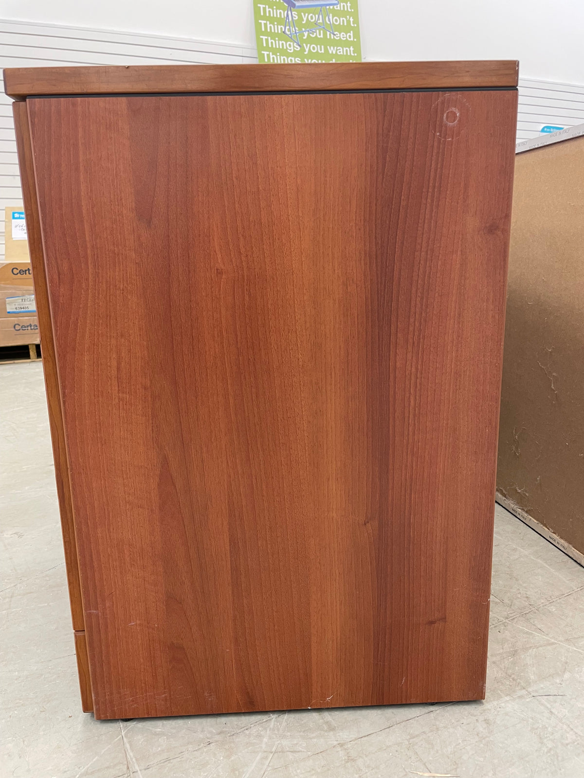 Woodgrain-look Entertainment Unit - 72x29.5x20 inches