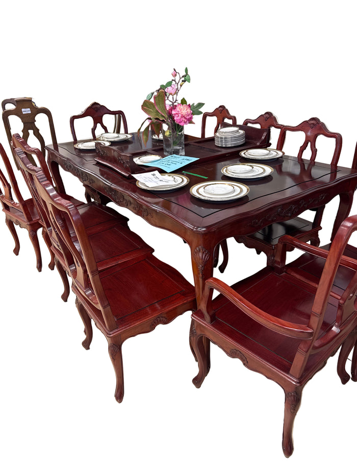Polished Rosewood Dining Set